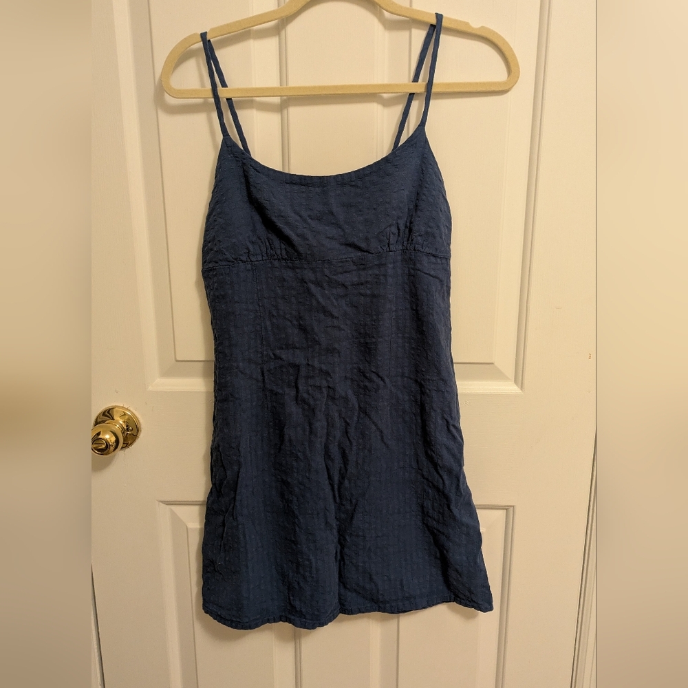 Navy Blue Sleeveless Dress